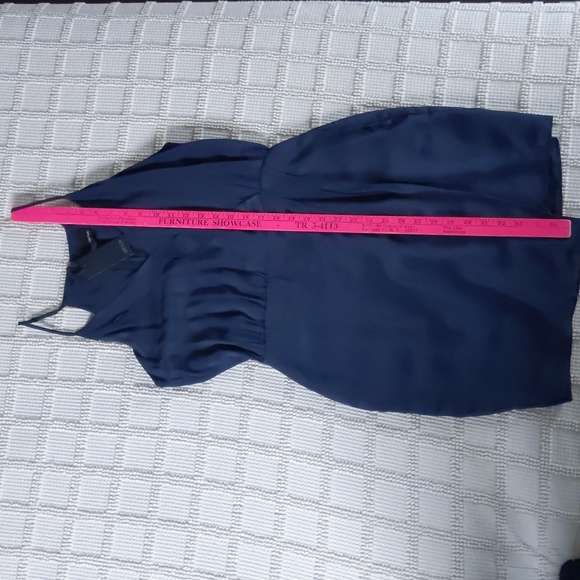 Greylin Sera 100% Silk Dress in Indigo - Picture 8 of 16